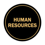 Signs ByLITA Circle Human Resources Sign