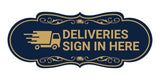 Designer Deliveries Sign In Here Wall or Door Sign