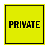 Signs ByLITA Square Private Sign