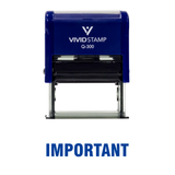 IMPORTANT Self Inking Rubber Stamp