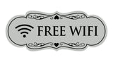 Signs ByLITA Designer Free Wifi Sign