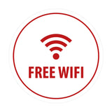 Signs ByLITA Circle Free WiFi Sign