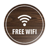 Signs ByLITA Circle Free WiFi Sign