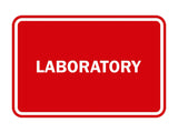 Signs ByLITA Classic Framed Laboratory Sign