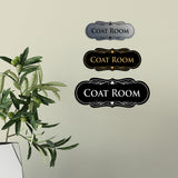 Signs ByLITA Designer Coat Room Sign