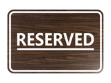 General Reserved Sign