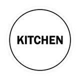 Signs ByLITA Circle Kitchen Sign