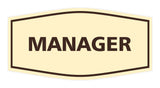 Fancy Manager Sign