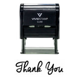 Black THANK YOU Self-Inking Rubber Stamp