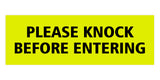 Signs ByLITA Basic Please Knock Before Entering
