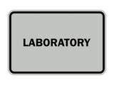 Signs ByLITA Classic Framed Laboratory Sign
