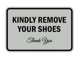 Signs ByLITA Classic Framed Kindly Remove Your Shoes