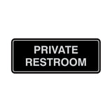 Signs ByLITA Standard Private Restroom Sign