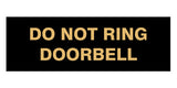 Signs ByLITA Basic Do Not Ring Doorbell Sign