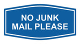 Signs ByLITA Fancy No Junk Mail Please Sign