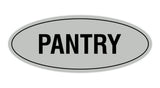 Signs ByLITA Oval Pantry Sign