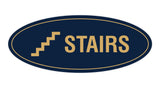 Oval Stairs Sign