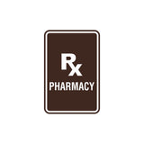 Portrait Round Rx Pharmacy Sign