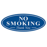 Oval NO SMOKING Thank You Sign