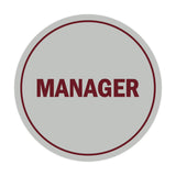 Signs ByLITA Circle Manager Sign