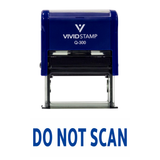 DO NOT SCAN Self Inking Rubber Stamp