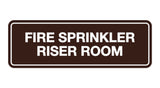 Signs ByLITA Standard Fire Sprinkler Riser Room Sign