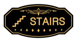 Victorian Stairs Sign