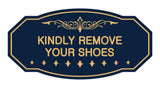 Victorian Kindly Remove Your Shoes Sign