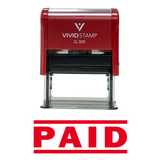 Paid Self Inking Rubber Stamp