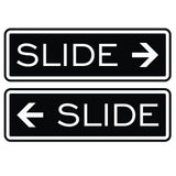 Classic Slide Door Sign