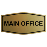 Fancy Main Office Sign
