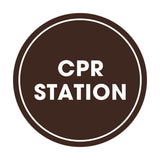 Signs ByLITA Circle CPR Station Sign