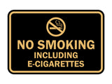 Signs ByLITA Classic Framed No Smoking Including E-Cigarettes Sign