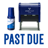 Classic Past Due Self Inking Rubber Stamp Combo with Refill