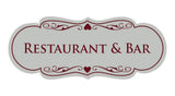 Signs ByLITA Designer Restaurant & Bar Sign