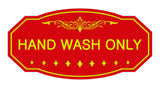 Victorian Hand Wash Only Sign