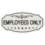 EMPLOYEES ONLY Victorian Door / Wall Sign