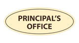 Signs ByLITA Oval Principal's Office Sign