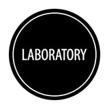 Signs ByLITA Circle Laboratory Sign