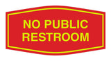 Signs ByLITA Fancy No Public Restroom Sign