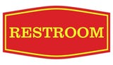 Fancy Restroom Sign