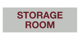 Light Grey / Burgundy Signs ByLITA Basic Storage Room