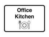 Classic Framed Office Kitchen Wall or Door Sign