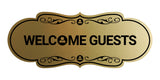 Designer Welcome Guests Wall or Door Sign