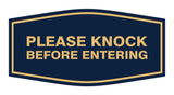 Signs ByLITA Fancy Please Knock Before Entering Sign