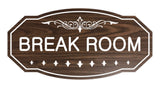 Victorian Break Room Sign