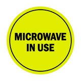 Signs ByLITA Circle Microwave In Use Sign