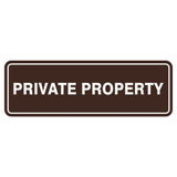 Standard Private Property Sign