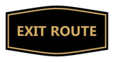 Signs ByLITA Fancy Exit Route Sign