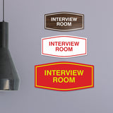 Signs ByLITA Fancy Interview Room Sign